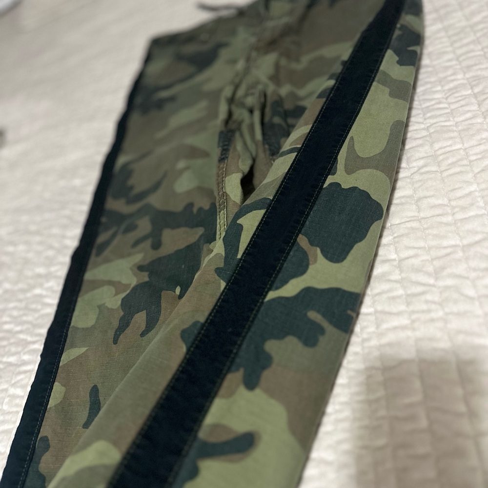 Camouflage Pants with Black Side Stripes - Picture 2 of 4